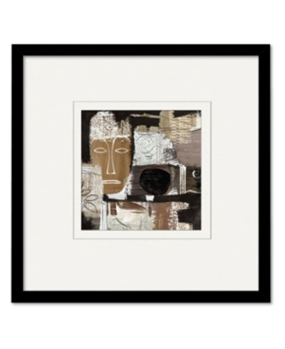 Courtside Market Ethno Ii 16" X 16" Framed And Matted Art In Multi