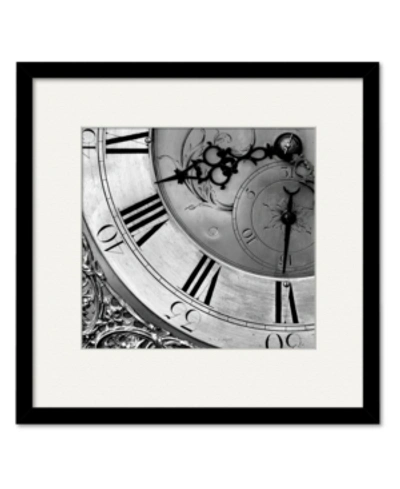 Courtside Market Clockwork Ii 20" X 20" Framed And Matted Art In Multi