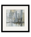 Courtside Market Midtown Bridge Ii 16" X 16" Framed And Matted Art In Multi