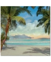 COURTSIDE MARKET A FOUND PARADISE I 16" X 16" GALLERY-WRAPPED CANVAS WALL ART
