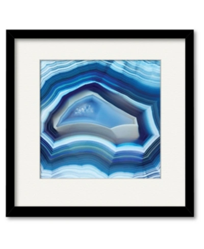 Courtside Market Agate 16" X 16" Framed And Matted Art In Multi