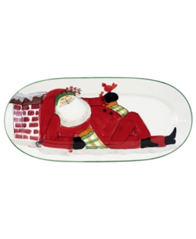 VIETRI OLD ST. NICK SMALL OVAL PLATTER