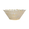 Vietri Rufolo Glass Gold Large Deep Bowl In Gold