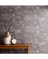 GRAHAM & BROWN GRAHAM BROWN CHALK BOARD GREY WALLPAPER