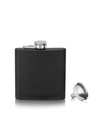 True Flask Matte Black Flask, 6 oz In Black