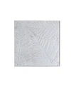 LUXEN HOME LEAF INLAY SQUARE METAL WALL PANEL