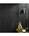 GRAHAM & BROWN GRAHAM BROWN CROCODILE BLACK WALLPAPER