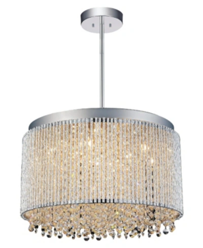 Cwi Lighting Claire 10 Light Chandelier In Chrome