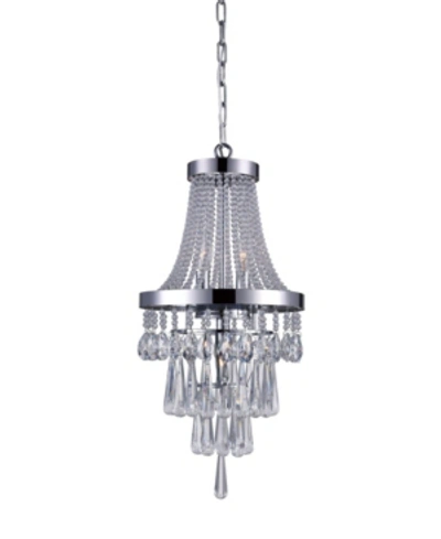 Cwi Lighting Vast 3 Light Chandelier In Chrome