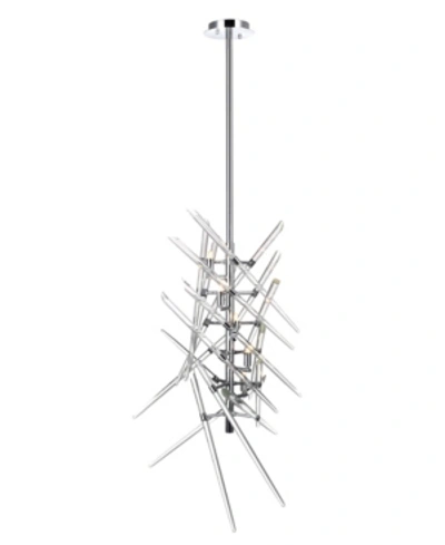 Cwi Lighting Icicle 5 Light Mini Chandelier In Chrome