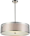 Cwi Lighting Mikayla 5 Light Chandelier In Chrome