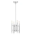 Designer's Fountain Designers Fountain Jessa 4 Light Mini-pendant In Chrome