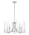 Designer's Fountain Designers Fountain Laretto 8 Light Chandelier In Chrome