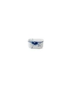 Royal Copenhagen Blue Fluted Mega Butter Jar With Lid In Two Tone