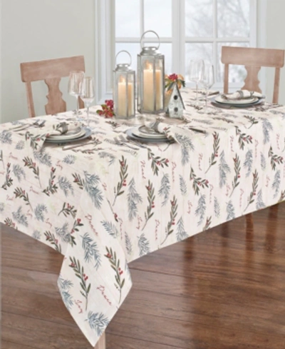 ELRENE HOLIDAY TREE TRIMMINGS TABLECLOTH