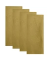 Elrene Poinsettia Elegance Jacquard Holiday Napkins, Set Of 4 In Gold