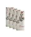Elrene Holiday Tree Trimmings Napkins, Set Of 4 In Multi