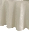 Elrene Poinsettia Elegance Jacquard Holiday Tablecloth In Ivory