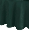 Elrene Poinsettia Elegance Jacquard Holiday Tablecloth In Green