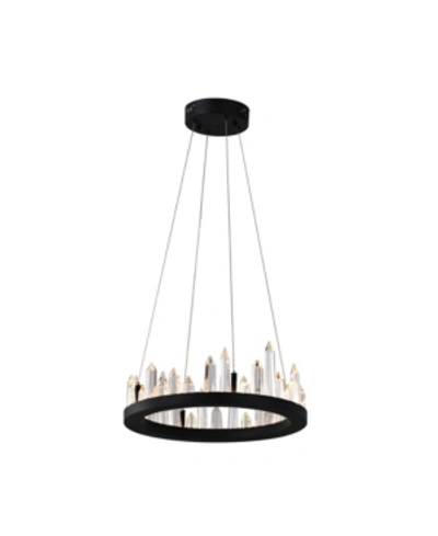 Cwi Lighting Juliette Led Chandelier In Black