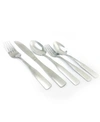 GIBSON HOME ABBEVILLE 61 PIECE FLATWARE SET WITH WIRE CADDY