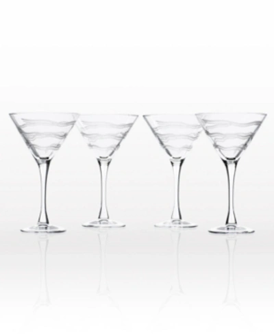 Rolf Glass Good Vibrations Martini 10oz - Set Of 4 Glasses In No Color