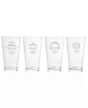 Rolf Glass Numbskulls Pint 16oz - Set Of 4 Glasses In No Color