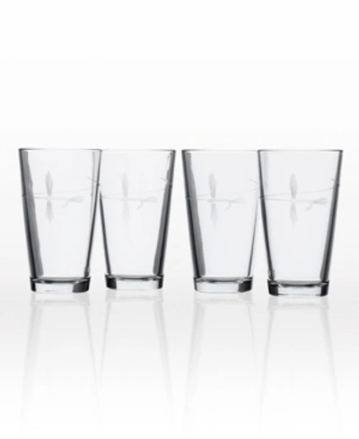 Rolf Glass Fly Fishing Pint Glass 16oz - Set Of 4 Glasses In No Color