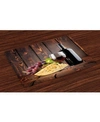 AMBESONNE WINE PLACE MATS, SET OF 4