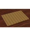 AMBESONNE LEOPARD PRINT PLACE MATS, SET OF 4
