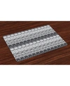Ambesonne Place Mats, Set Of 4 In Multi