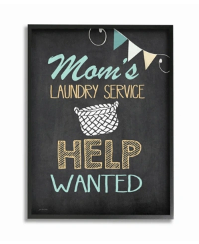 Stupell Industries Mom's Laundry Service Help Wanted Framed Giclee Art, 11" X 14" In Multi