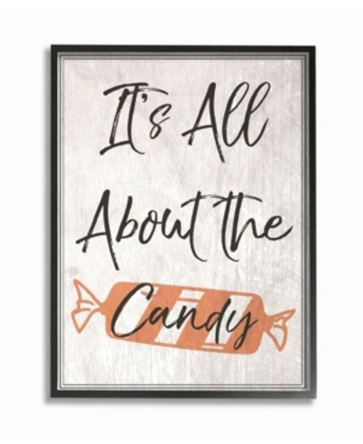 Stupell Industries Its All About The Candy Old Fashioned Illustration Framed Giclee Art, 16" X 20" In Multi