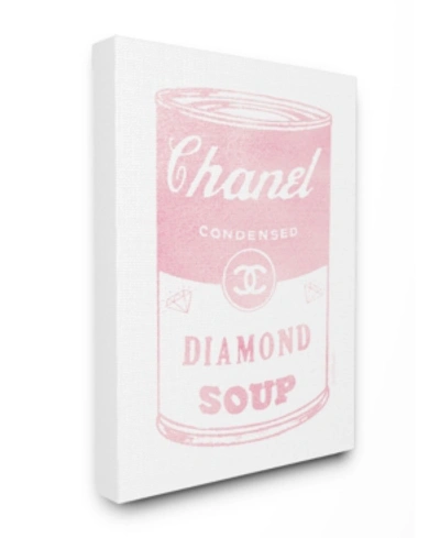 Stupell Industries Fashion Diamond Soup Canvas Wall Art, 30" X 40" In Multi