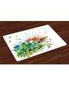 AMBESONNE WATERCOLOR PLACE MATS, SET OF 4