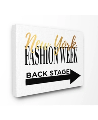 Stupell Industries New York Fashion Week Backstage Canvas Wall Art, 30" X 40" In Multi