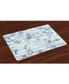 AMBESONNE AIRPLANE PLACE MATS, SET OF 4