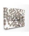 STUPELL INDUSTRIES CAFE COFFEE BEANS IN CURSIVE CANVAS WALL ART, 30" X 40"