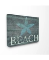 STUPELL INDUSTRIES HOME DECOR IT'S BETTER AT THE BEACH STARFISH CANVAS WALL ART, 30" X 40"