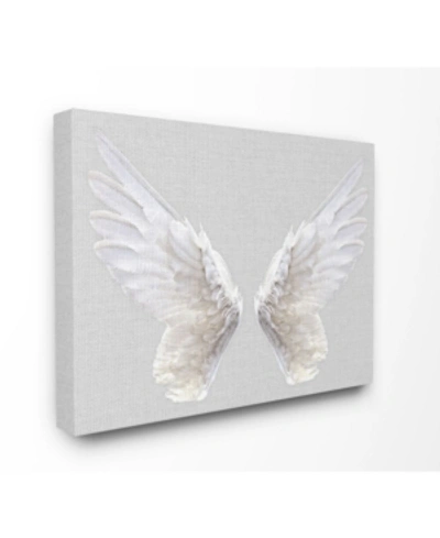 Stupell Industries Gray Wings Canvas Wall Art, 30" X 40" In Multi