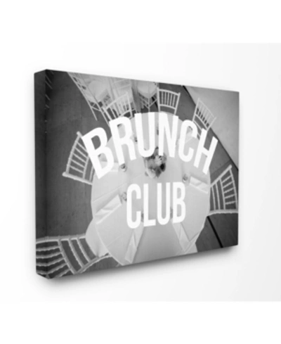 Stupell Industries Brunch Club Table Canvas Wall Art, 30" X 40" In Multi