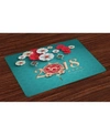 AMBESONNE YEAR OF THE DOG PLACE MATS, SET OF 4