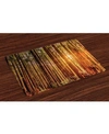 AMBESONNE UNITED STATES PLACE MATS, SET OF 4