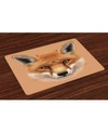 AMBESONNE FOX PLACE MATS, SET OF 4