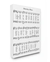 Stupell Industries Amazing Grace Vintage-inspired Sheet Music Canvas Wall Art, 30" X 40" In Multi