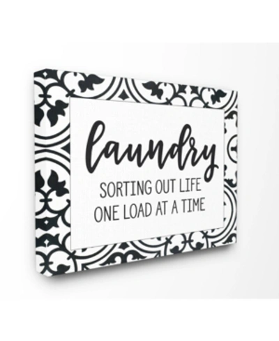 Stupell Industries Laundry Sorting Out Life Laundry Canvas Wall Art, 30" X 40" In Multi