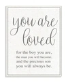 STUPELL INDUSTRIES YOU ARE LOVED WALL PLAQUE ART, 10" X 15"