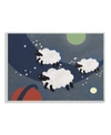 STUPELL INDUSTRIES SHEEP IN SPACE WALL PLAQUE ART, 12.5" X 18.5"