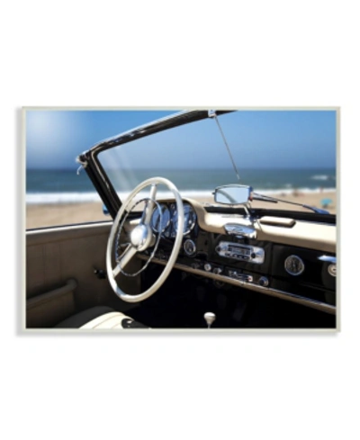 Stupell Industries Long Beach Vintage-inspired Car Wall Plaque Art, 12.5" X 18.5" In Multi