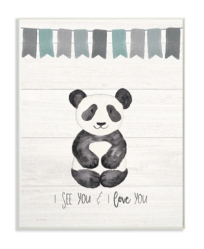Stupell Industries I See You Panda Wall Plaque Art, 12.5" X 18.5" In Multi
